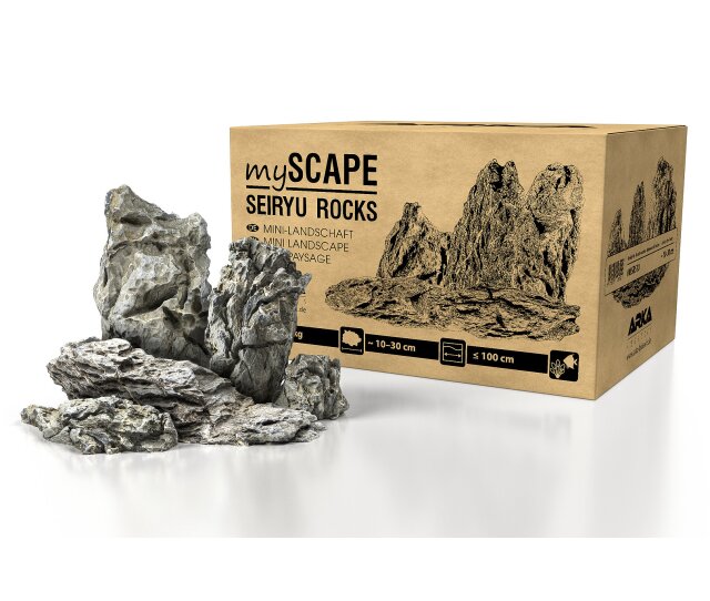 Arka - myScape-Rocks Seiryu 10-30cm 5kg Aquascaping Steine