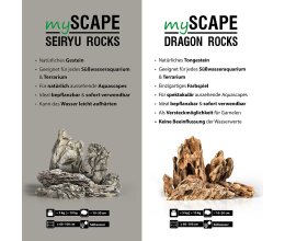 Arka - myScape-Rocks Seiryu 10-30cm 10kg Aquascaping Steine