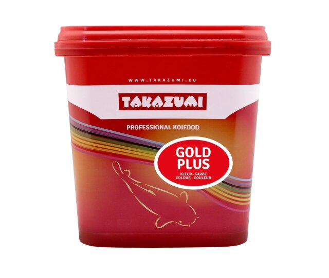 Takazumi Koi-Futter 4,5 KG Gold Plus - Ganzjahres Futter ab 5°C