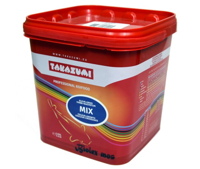 Takazumi 4,5 kg Koi-Futter Mix - Farb- & Wachstumsfutter 4,5 kg