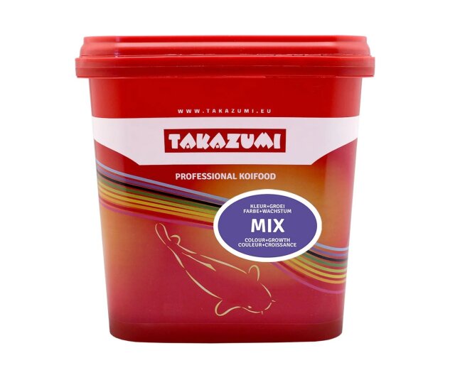 Takazumi 4,5kg MIX – Koifutter mit Astaxanthin ab 10 °C Alleinfuttermittel