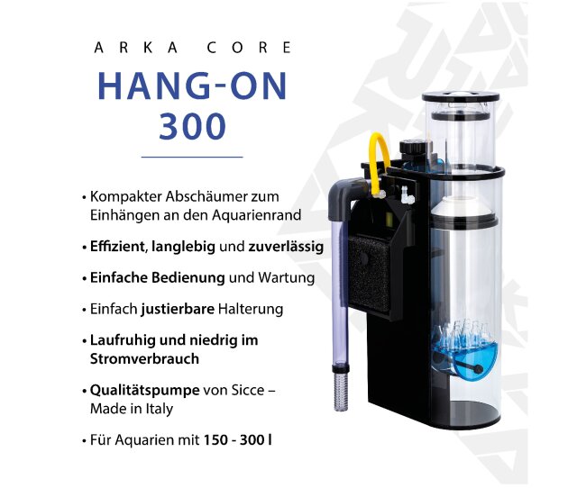Arka Core 300 Hang- on Abschäumer für Meerwasser Aquaristk