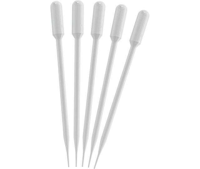 ARKA Aquatics Futter-Pipetten für Korallenfütterungen Füllvolumen 3ml - 15 cm - 5er Set