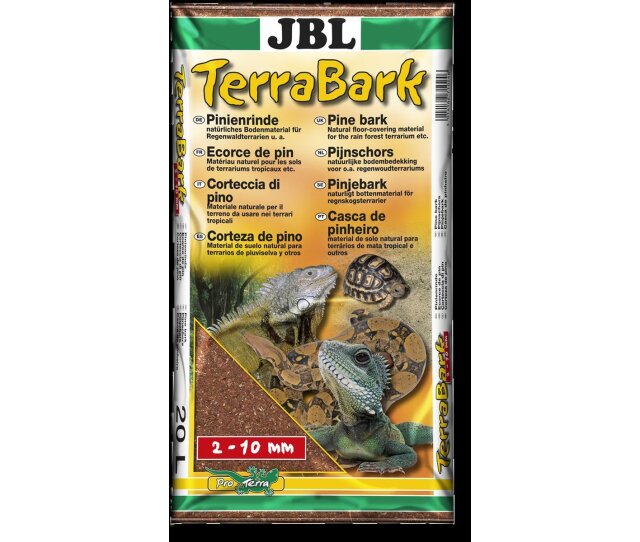 JBL TerraBark-20L-2-10mm Pinienrinde Terrariumeinstreu Terrarium Regenwald