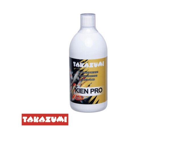 Takazumi Koi-Futter KienPro - Flüssigfutter für Vitale Koi 1 Liter für 40 Qbm