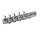 Metall Luftverteiler Röhrenform 10-fach für Luftschlauch 4/6 mm Aquarium & Teich in Röhrenform
