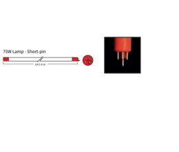 UVC Ersatzlampen 75 Watt rot Budget Aquaforte Xclear...
