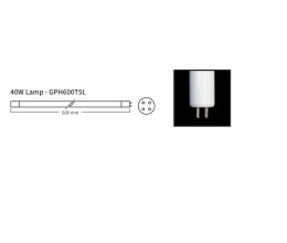 UVC Ersatzlampen 40 Watt weiß GPH600T5L 600mm Midi...