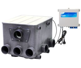 Aquaforte Trommelfilter ATF-1 mit Steuerung und DM Vario 22200 s Teichpumpe