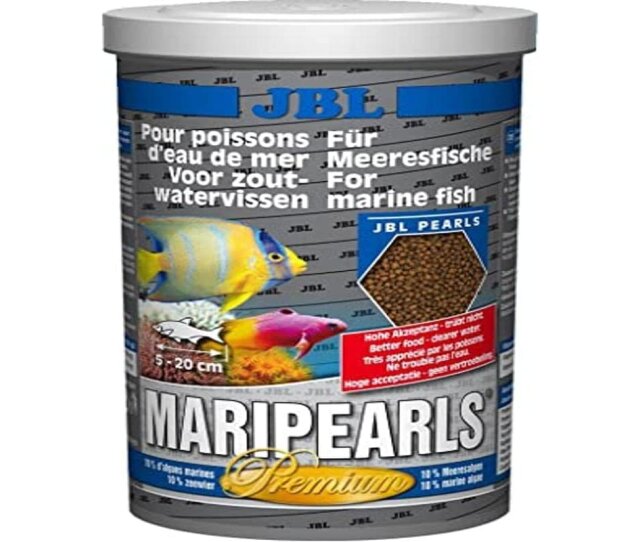 JBL MariPearls Premium-Hauptfuttergranulat für Meerwasserfische 1l