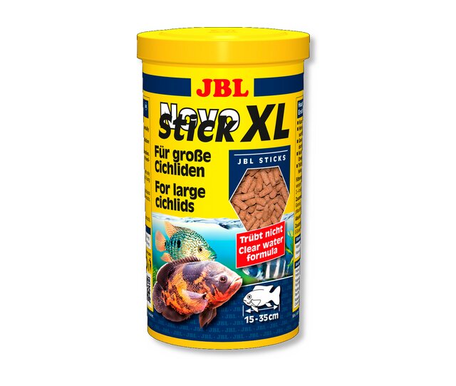 JBL NovoStick XL Hauptfutter-Sticks für große räuberische Buntbarsche 1l
