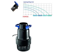 OSAGA ORP 40000 regelbare  Rohrpumpe Garten-Teich Filter-Koi-Tauch-Pumpe