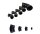 Flexibler Bogen 75 mm 90 Grad Flex Fitting für Rohre Gummibogen, Rohrverbinder