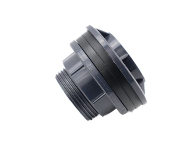 50 mm PVC-U Tankverschraubung (Klebemuffe x Innengewinde 50 x 1 ½“
