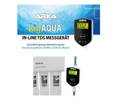 Arka In-Line TDS Messgerät Nachrüstung für Osmoseanlagen