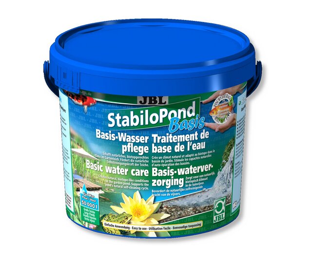 JBL StabiloPond Basis Grundpflegemittel für alle Gartenteiche 5kg