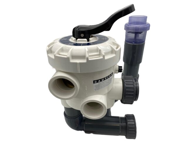 Aquaforte 6 Wege-Ventil EB 50-60 Beadfilter 50 mm