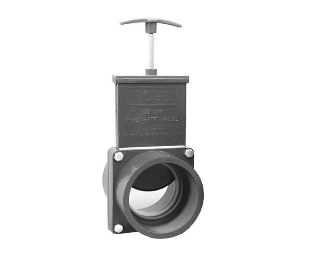 Valterra Zugschieber 63 mm Edelstahlspindel Kunsstoffplatte