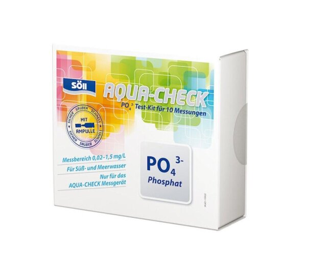 Söll Phosphat 10 Tests für AQUA-CHECK Wasseranlyse