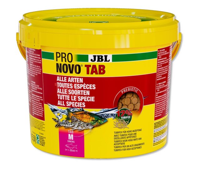 JBL ProNovo Tab 5,5 L Hauptfutter-Tabletten für alle Aquarienfische