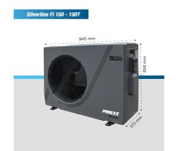 Poolex Silverline 14,5 KW Wärmepumpe Full Inverter-Wlan-65-80QBM