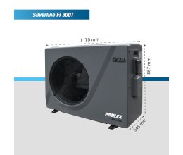 Poolex Silverline 19,2 KW Wärmepumpe Full Inverter-Wlan-80-110QBM