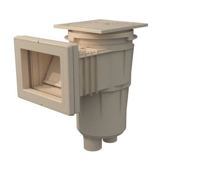 Astral Pool Oberflächenabsauger 17,5 Liter Breitmaulskimmer 435mm beige