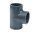 PVC T-Stück  Ø 50 mm mit 3 Muffen für PVC Rohre