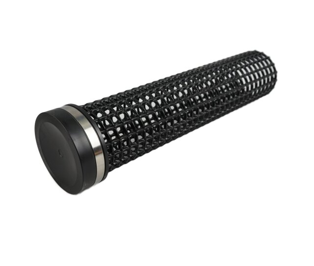 Koi Herdecke Filtersiebrohr Set L= 50 cm - Ø110 mm mit Endkappe, schwarz
