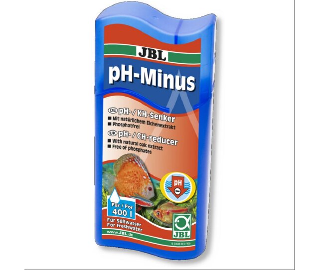 JBL pH-Minus 100ml Wasseraufbereiter zur Senkung der pH-Werte für Süßwasser-Aquarien