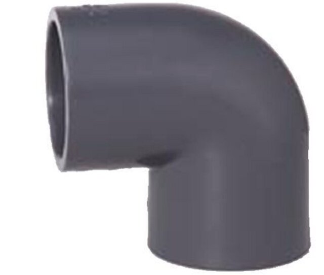 Eco PVC Winkel  Ø 32 mm 90° mit Muffen PVC Klebewinkel PN10