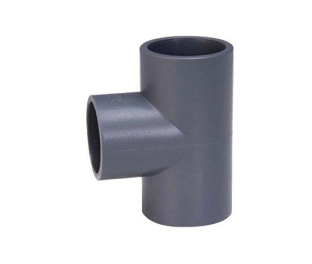 Cepex PVC T-Stück  Ø 75 mm mit 3 Muffen für PVC Rohre PN10