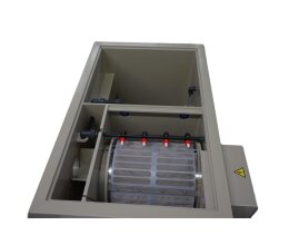 DVS Trommelfilter Entry 25 combi Schwerkraft mit Steuerung und Spülpumpe