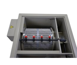DVS Trommelfilter Entry 25 combi Schwerkraft mit Steuerung und Spülpumpe