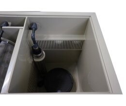 DVS Trommelfilter Entry 25 combi Schwerkraft mit Steuerung und Spülpumpe