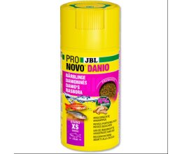 JBL PRONOVO DANIO GRANO XS 100 ml CLICK Hauptfutter-Granulat für alle kleinen Barben & Bärblinge von 3-5cm
