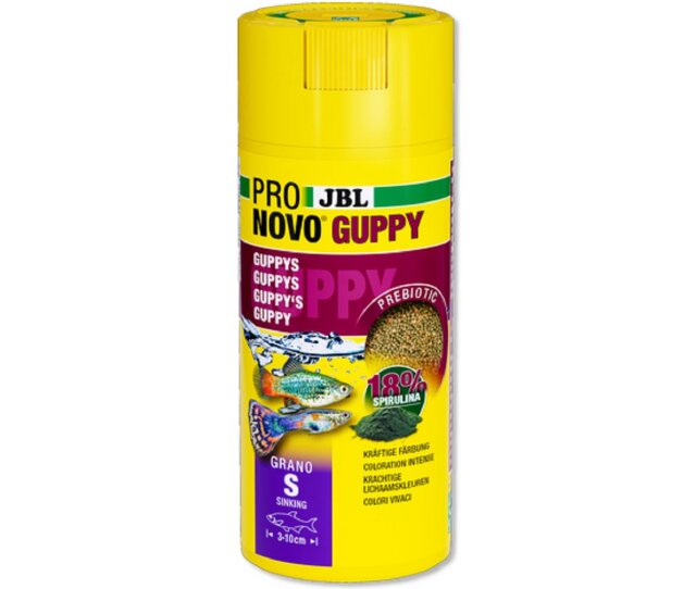 JBL PRONOVO GUPPY GRANO S 250ml  CLICK in Größe S