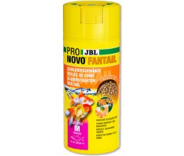 JBL PRONOVO FANTAIL GRANO Größe M 250 ml CLICK Hauptfutter-Granulat für Schleierschwänze und andere Goldfisch-Zuchtformen von 8-20 cm