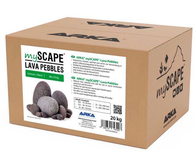 myScape-Rocks Lava Pebbles Kieselsteine Mix 20kg