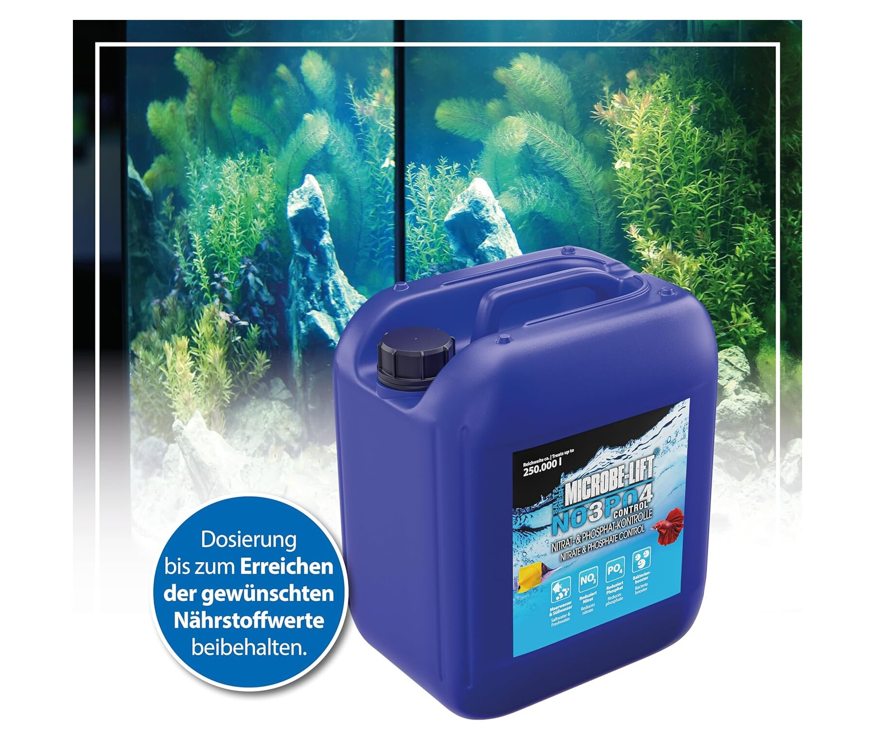MicrobeLift NOPO Control Nitrat & PhosphatKontrolle 5l Suß und , 53,00