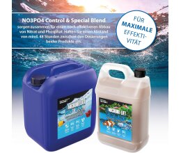 Microbe-Lift NOPO Control - Nitrat- & Phosphat-Kontrolle 5l für Süß- und Meerwasser