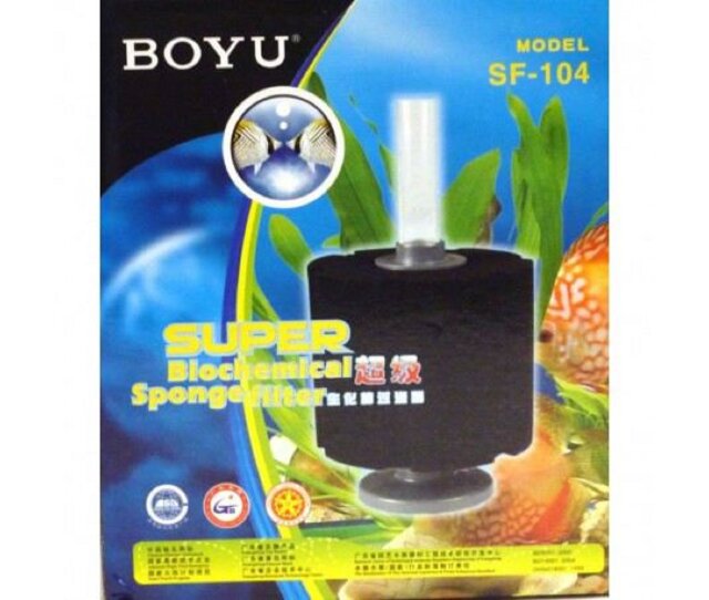 Boyu Super Biochemischer Schwammfilter SF-104 für Aquarien