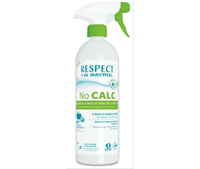 Respect by Bayrol No Calc 0,75l zur mühelosen Entfernung von Kalkablagerungen an der Wasserlinie