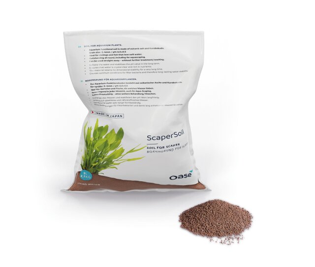 Scaperline Soil Bodengrund braun 9 Liter