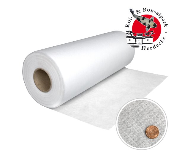 Koi Herdecke Filtervlies 50g/m²  50cm x 100m Vliesfilter Genesis Smartpond