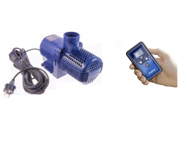 OSAGA Blaue Bella III 12000 Liter-Std.regelbar Teichfilter -Bachlaufpumpe mit Fernsteuerung
