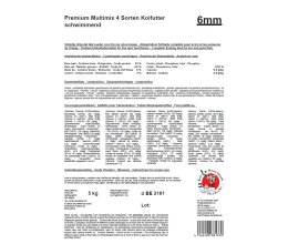 Koi Herdecke Koifutter 4 Sorten Multimix 6mm 5 kg