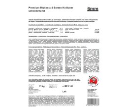 Koi Herdecke Koifutter 4 Sorten Multimix 6mm 5 kg