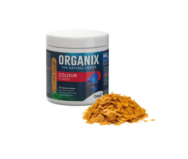 ORGANIX Colour Flakes 250 ml Futter für Aquariumfische