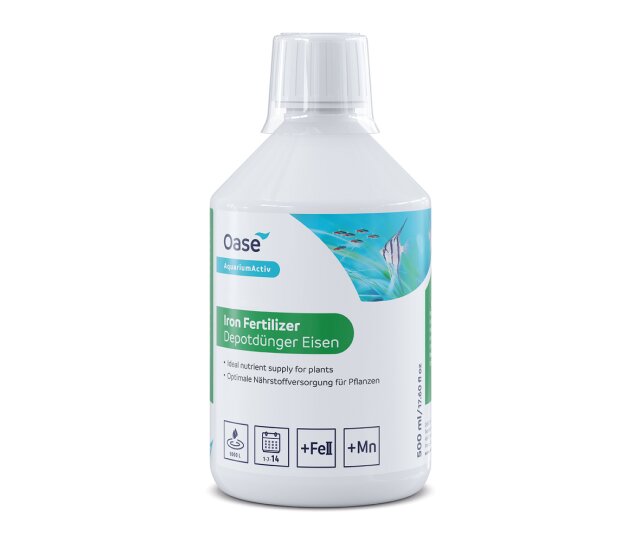 Oase Depotdünger Eisen 500 ml- für ein gesundes, kräftiges Pflanzenwachstum im Aquarium